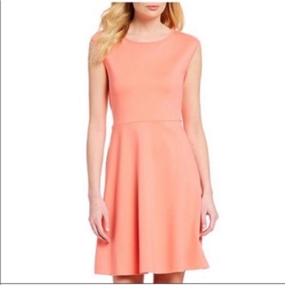 Draper James Coral Ponte A-line Dress NWT - Picture 1 of 7